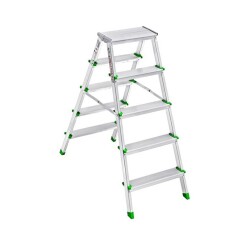 Saraylı Aluminum Ladder Double Sided 5+5 - Saraylı