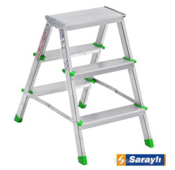 Saraylı Aluminum Ladder Mega Double Sided 3+3 - Saraylı