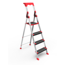 Saraylı Professional Aluminum Ladder 4 Steps 3+1 (1303) - Saraylı