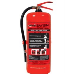 Saygın Yangın Söndürme Cihazı 12 kg KKT ABC - Saygın