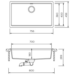 Schock Sink Lahti N-100XL Croma - 2