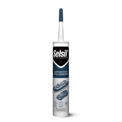 Selsil Poliüretan Mastik Gri 50 Shore 280 ml - Selsil