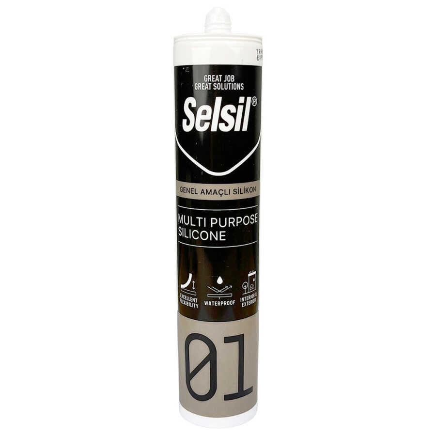 Selsil Genel Amaçlı Silikon 280 gr Şeffaf