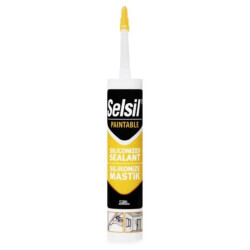 Selsil Silikonize Mastik Antrasit Gri 500 gr - Selsil