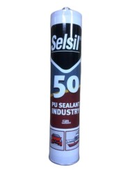 Selsil Pu Mastik Güçlü Silikon Yapıştırıcı Siyah 280 ml - Selsil
