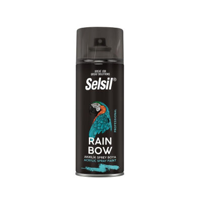 Selsil Rainbow Akrilik Sprey Boya Antrasit Gri RAL 7016 400m - 1