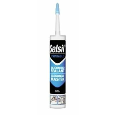 Selsil Siliconized Acrylic Sealant White 500gr New Formula - 1