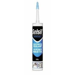 Selsil Silikonize Akrilik Mastik Beyaz 500gr Yeni Formül - Selsil