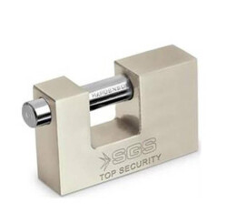 Sgs Padlock Sliding Shaft Satin Finish 80Mm - Sgs