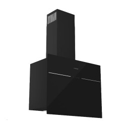Silverline 3364 Wall Mounted Cooker Hood Link Flaz 60 cm Black - Silverline