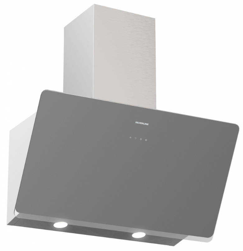 Silverline 3457 Soho Davlumbaz, 60 cm Gri