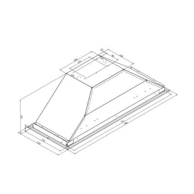 Silverline Astec Inox 90 Hood 602 m3/h - 2