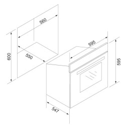 Silverline BO6501W01 Fırın S1 Manuel 6 Fonksiyonlu Beyaz - 2