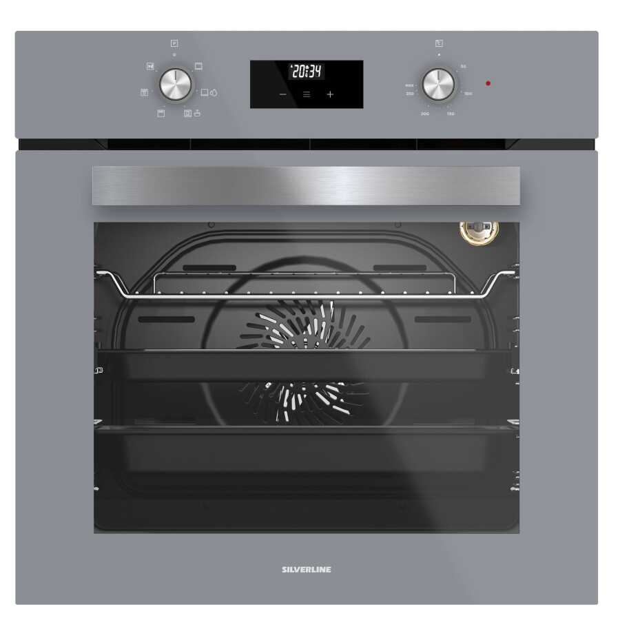 Silverline BO6502S02 Fırın S2 Dijital 6 Fonksiyonlu Gri
