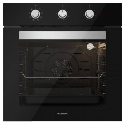 Silverline BO6503B01 Built-in Oven, Black - 1