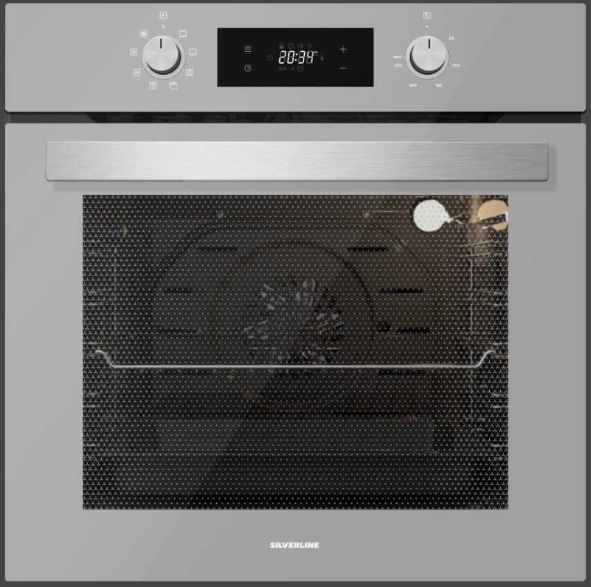 Silverline BO6503S01 Fırın S3 Push-Pull 8 Fonksiyon Gri