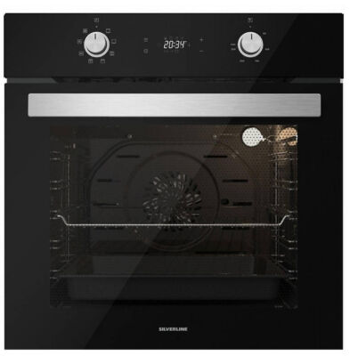 Silverline BO6504B01 Fırın S4 Dijital 8 Fonksiyon Siyah - 1