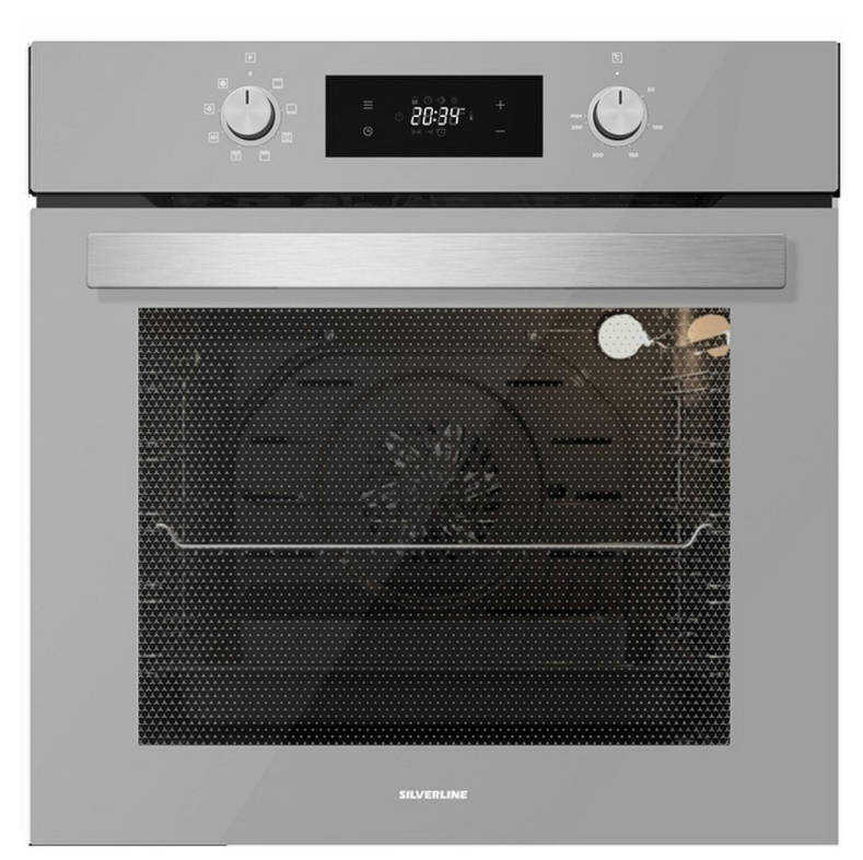 Silverline BO6504S01 Fırın S4 Dijital 8 Fonksiyon Gri