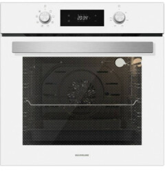 Silverline BO6504W01 White Glass Built-in Oven - Silverline