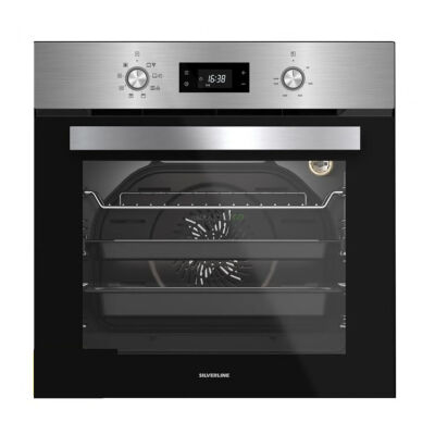 Silverline BO6504X01 Ankastre Fırın 12 Fonksiyon Solid Füme - 1