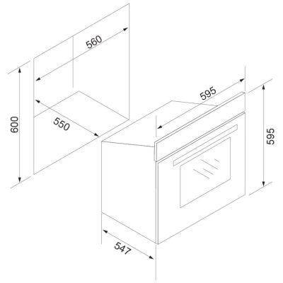 Silverline BO6504X01 Fırın S4 Dijital Saat 8 Fonksiyon Inox - 2