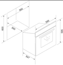 Silverline BO6505M01 Fırın S5 Ankastre Vizon - 2