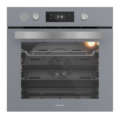 Silverline BO65P4S01 Airfryer Fırın S4 Buhar Destek Gri - 1