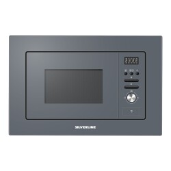 Silverline MW9018S01 Solo Microwave Oven 20 Liter Grey - Silverline