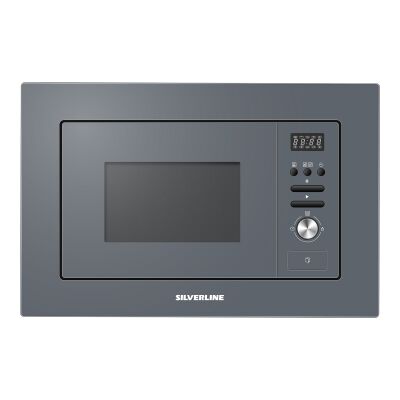 Silverline MW9018S01 Solo Microwave Oven 20 Liter Grey - 1