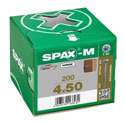 Spax Chipboard Screw 4.0X50 Mdf M (1Pack:200 pcs) - Spax
