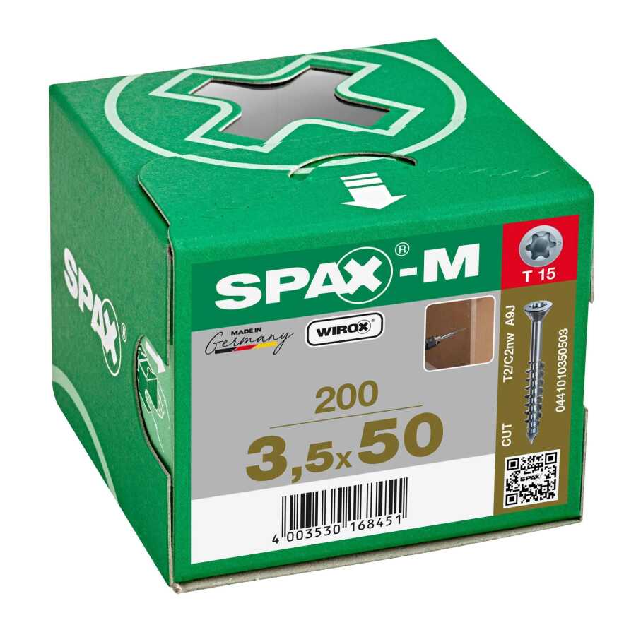 Spax Sunta Vidası 3.5x50 Mdf M 1Pk:200 Adet