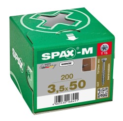 Spax Sunta Vidası 3.5x50 Mdf M 1Pk:200 Adet - Spax