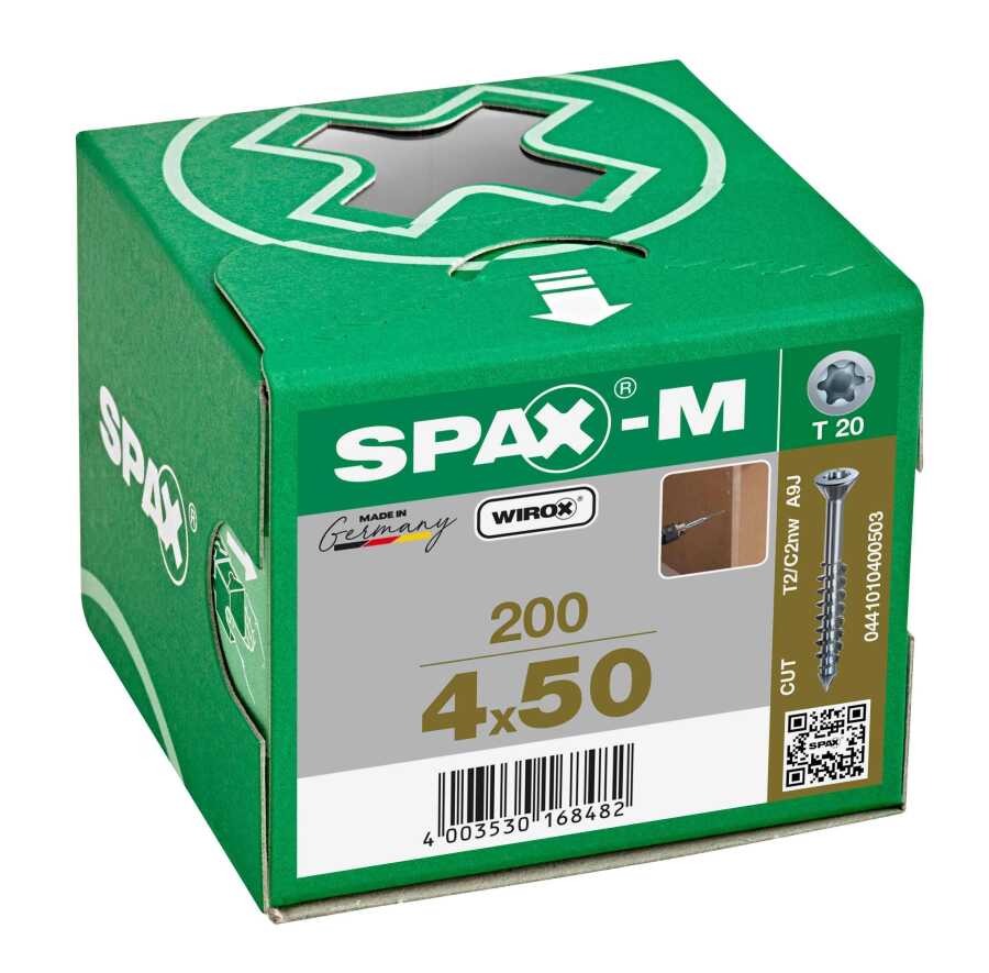 Spax Sunta Vidası 4.0x50 Mdf M 1Pk:200 Adet