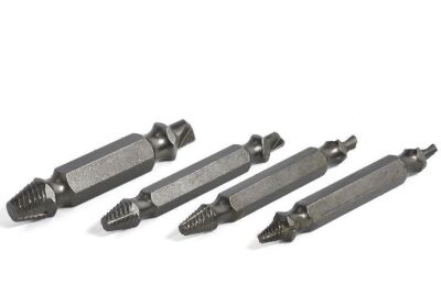 Speed Out Damaged Screw Remover Stripped Screw Extractor Bit - 4