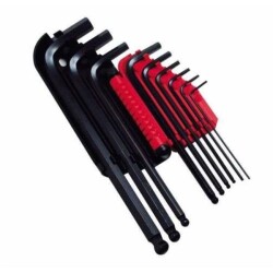 Stanley 9 Parça Uzun Allen Anahtar Takımı Oval - Stanley