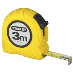 Stanley Şerrit Metre Sarı Çelik 3mt 12.7mm - Stanley