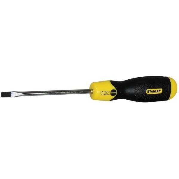 Stanley Düz Tornavida 6.5 x 150 mm Cushion Grip