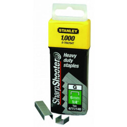 Stanley Zımba Teli Ağır 10 mm, 1000 adet - Stanley