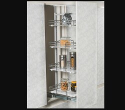 Starax 1121 Teleskoik Kiler Yükseklik 1250 x 1400mm Krom - 3