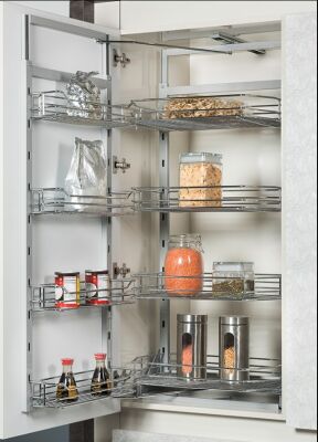 Starax 1221 Chrome Pantry Twin - 1