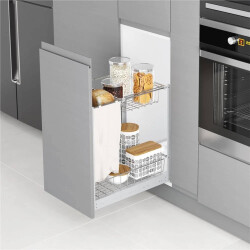 Starax 2154 Chromed Under Counter Bread Holder Unit - Starax