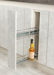 Starax 2211 Chrome Under Counter Bottle Holder - 1