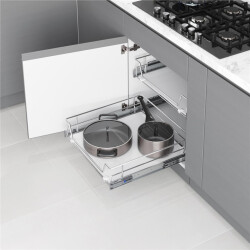 Starax 2309 Telescopic Rail Drawer with Wooden Top - 2