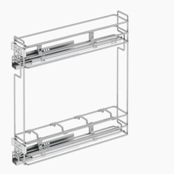 Starax 2421 Bottle Holder With Hidden Rail ( Single Opening ) - Starax