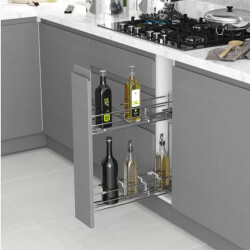 Starax 2421 Bottle Holder With Hidden Rail ( Single Opening ) - 2