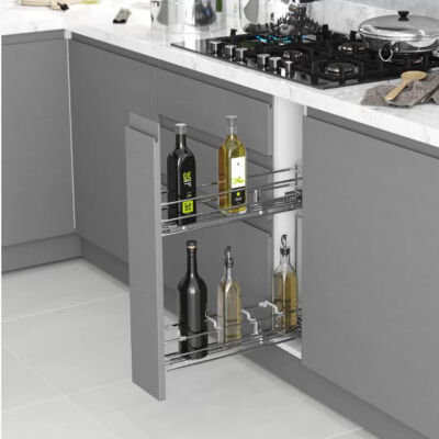 Starax 2421 Bottle Holder With Hidden Rail ( Single Opening ) - 2