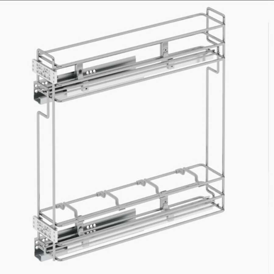 Starax 2422 Gizli Tandem Raylı Şişelik Tek Açılım Sol 15 cm