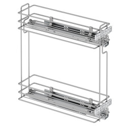 Starax 2442 Tezgah Altı Deterjanlık Çift Açılım Sağ 20 cm - Starax