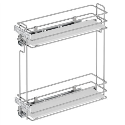 Starax 2491 Tezgah Altı Deterjanlık Çift Açılım Sol 16 cm - 1