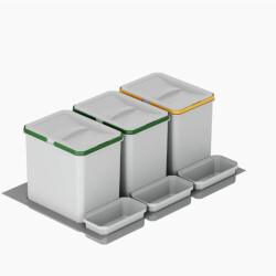 Starax 2551 Gray Drawer Dustbin 800Mm - Starax